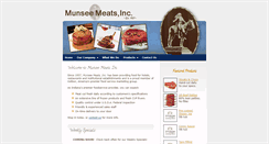 Desktop Screenshot of munseemeats.com